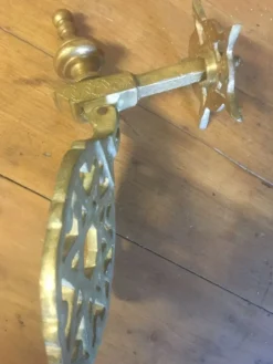 Heurtoir de porte en laiton