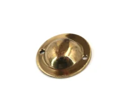 Heurtoir de porte en laiton en forme de main, années 70
