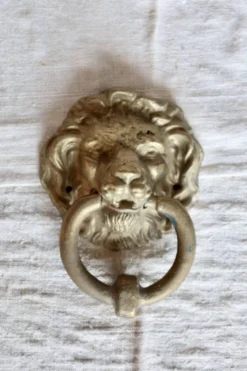 Heurtoir de porte vintage — Tête de lion