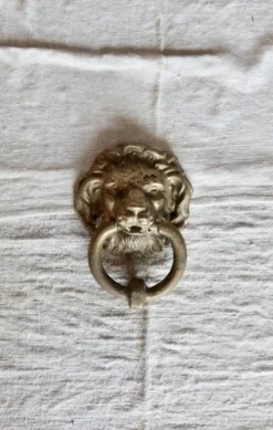 Heurtoir de porte vintage — Tête de lion