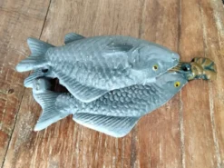Heurtoir en fonte trio de poissons