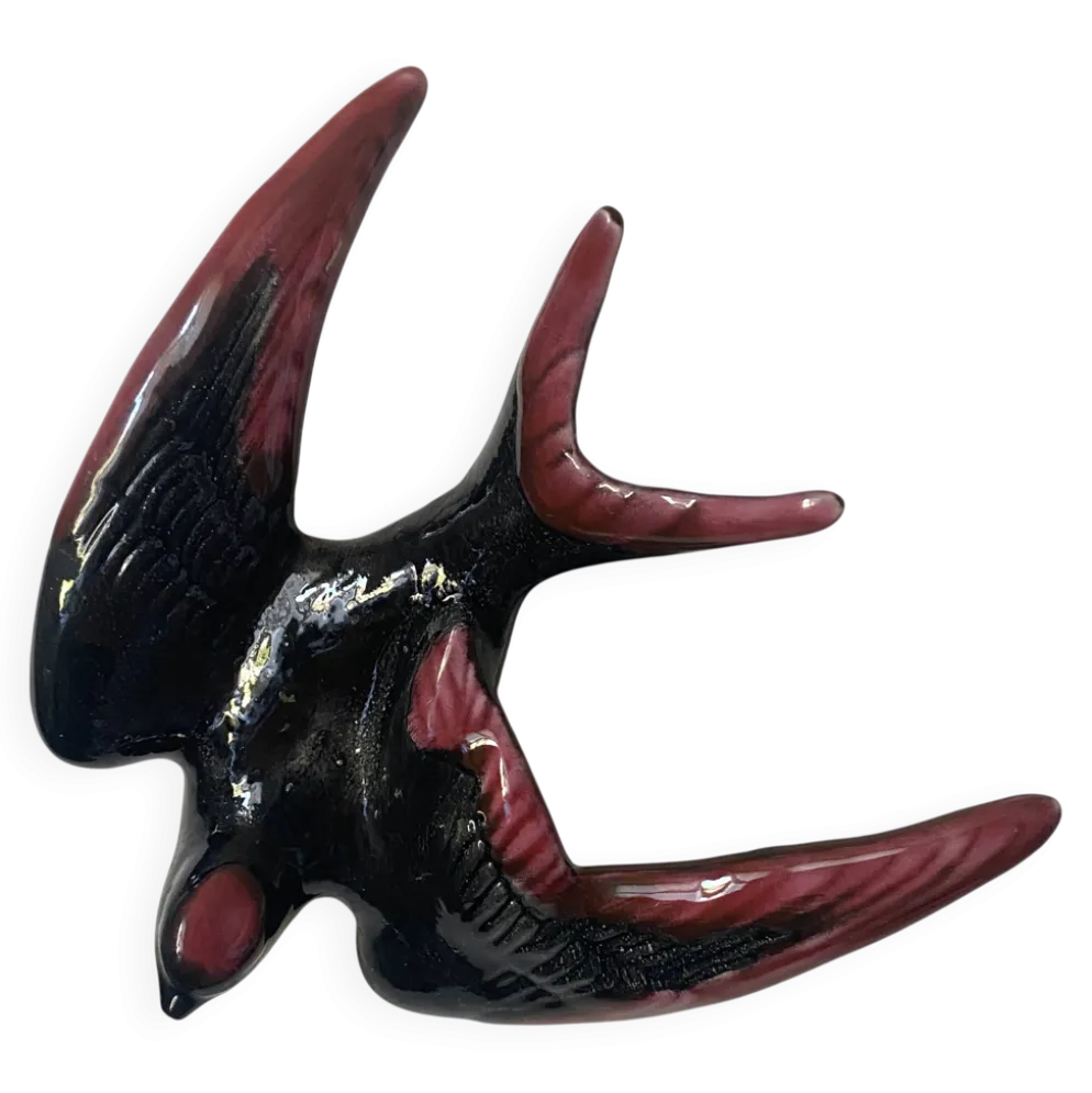 Hirondelle en céramique