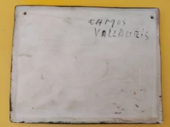 Honoré Camos céramique signée Poisson Vallauris écume