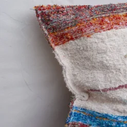 Housse de cousin artisanale tissé main en coton recyclé