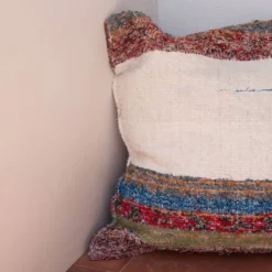 Housse de coussin artisanale - tissée main
