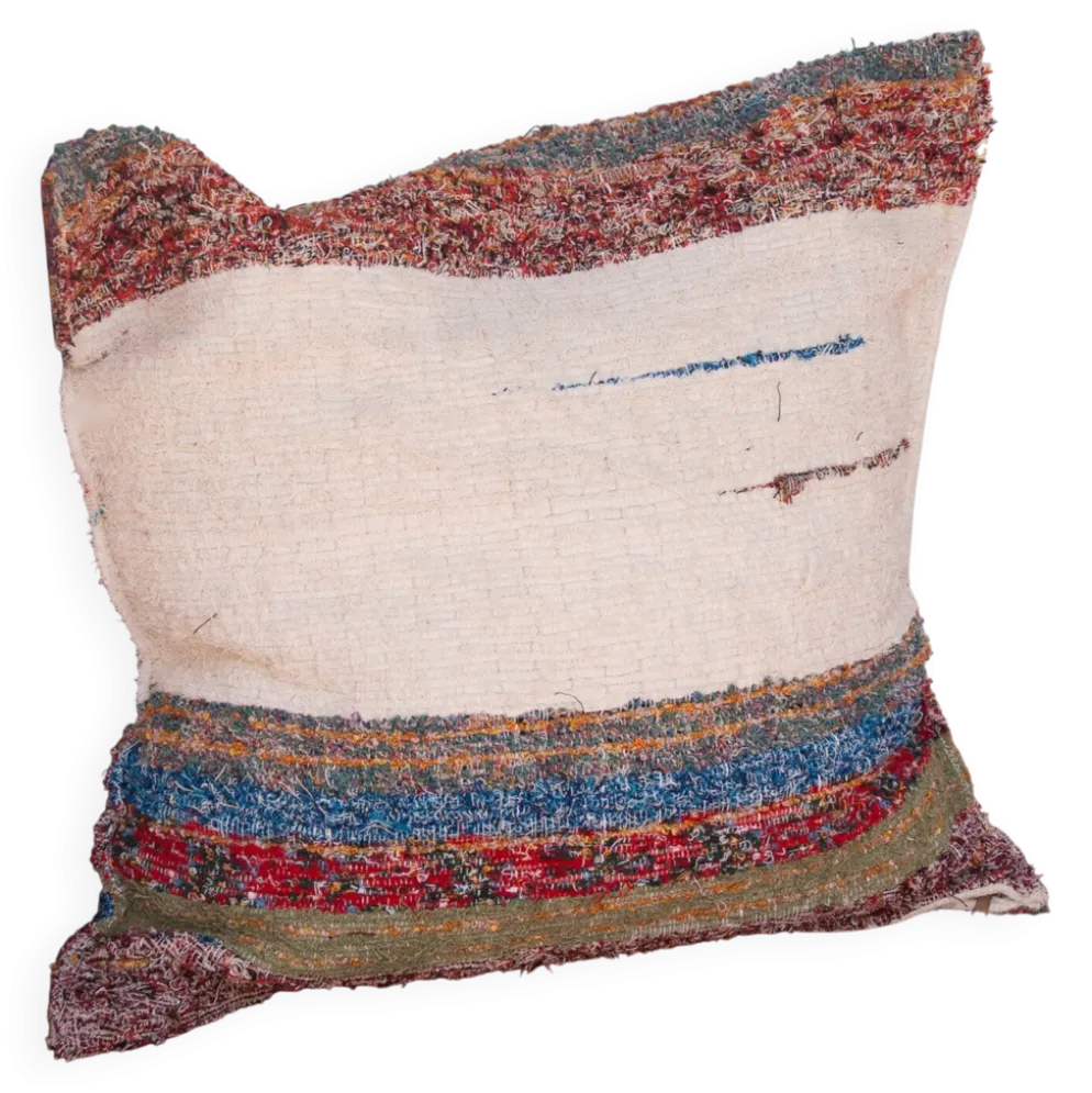 Housse de coussin artisanale - tissée main