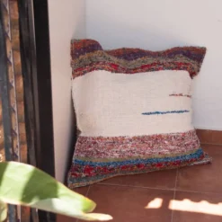 Housse de coussin artisanale - tissée main