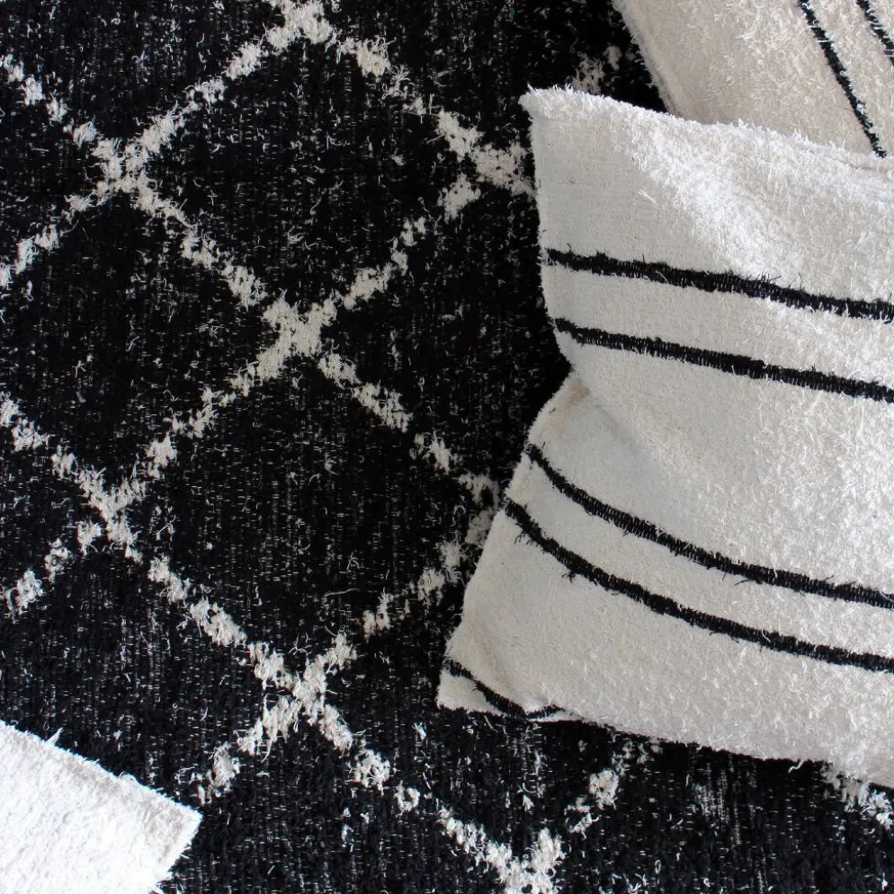 Housse de coussin artisanale - tissée main
