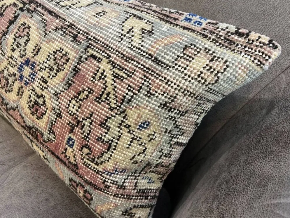 Housse de coussin en laine turque
