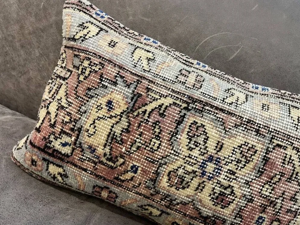 Housse de coussin en laine turque