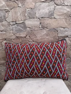 Housse de coussin vintage berbère marocaine en laine