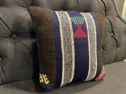Housse de coussin vintage foncé