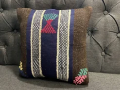 Housse de coussin vintage foncé