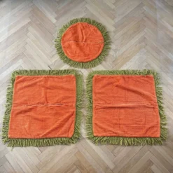 Housses de coussins en tissus chenille - Ref 1331