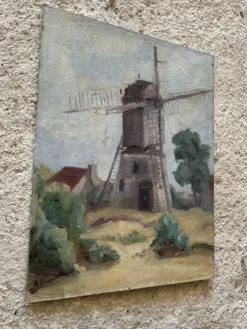 Huile sur carton signée A. Duwotock