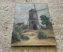 Huile sur carton signée A. Duwotock
