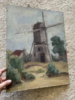 Huile sur carton signée A. Duwotock