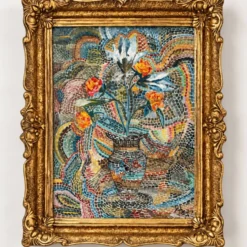 Huile sur panneau 1994 signée - fauvisme cubisme pointillisme