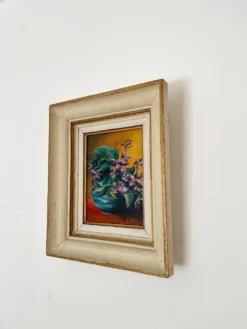 Huile sur toile dans son cadre - 33x39cm