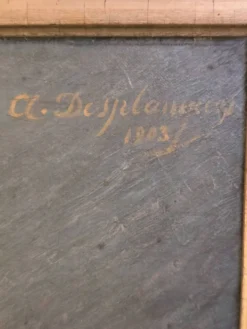 Huile sur toile datée de 1903.