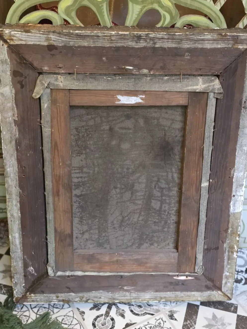 Huile sur toile datée de 1903.