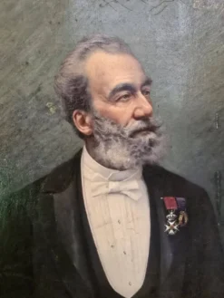 Huile sur toile datée de 1903.