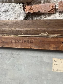 Huile sur toile encadrement en bois « Dans l’Esterel »