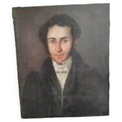 Huile sur toile homme 19eme