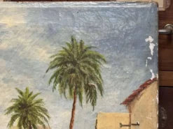 Huile sur toile orientaliste fin XIXème-début XXème signée J. Lawless