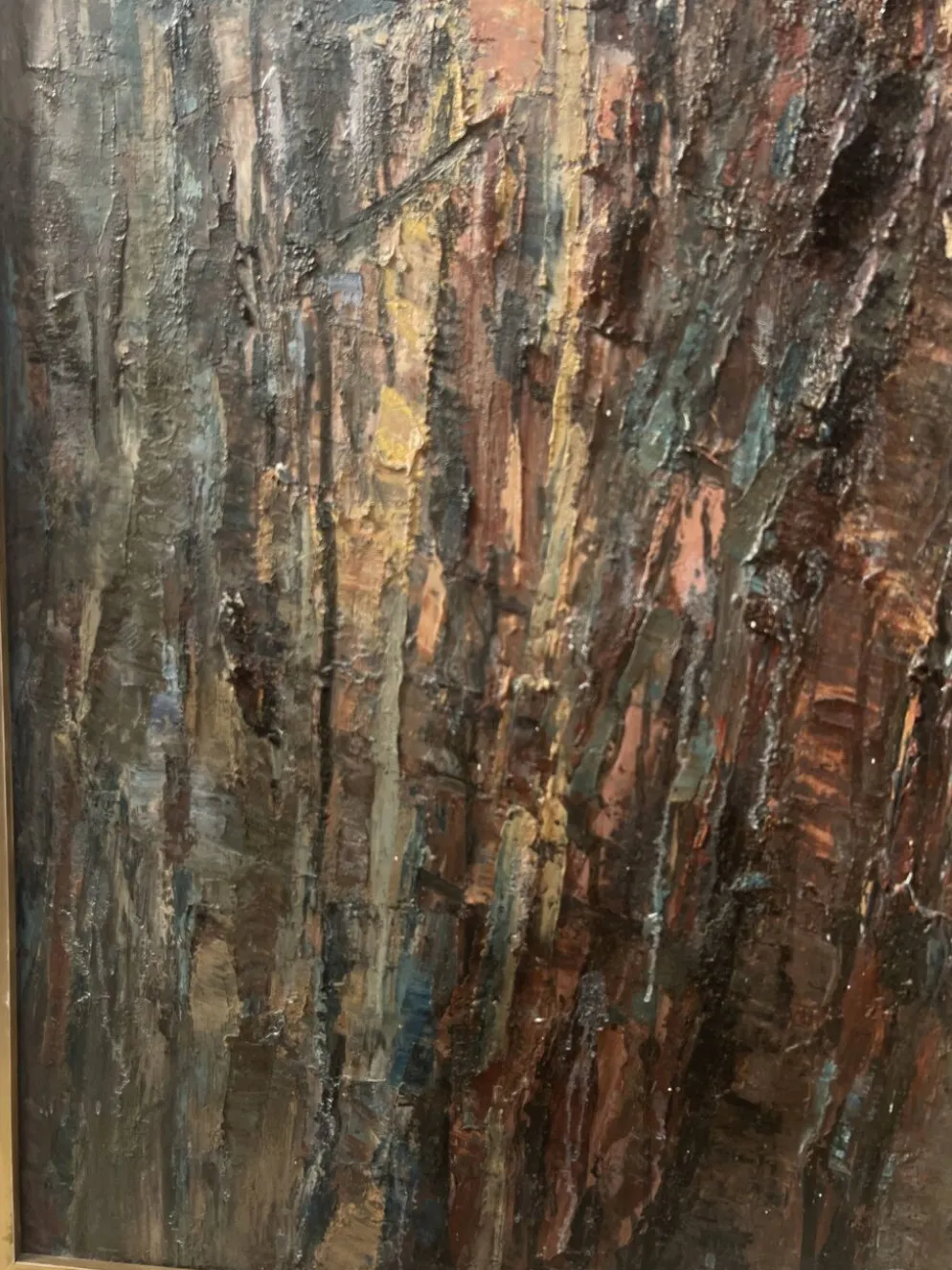Huile sur toile , Peinture contemporaine de " POLLET LECLERC " XX siècle