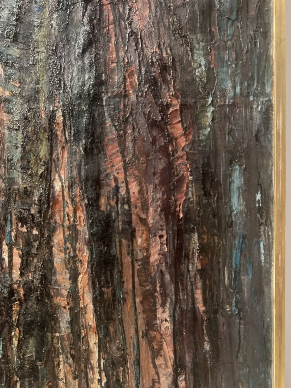 Huile sur toile , Peinture contemporaine de " POLLET LECLERC " XX siècle