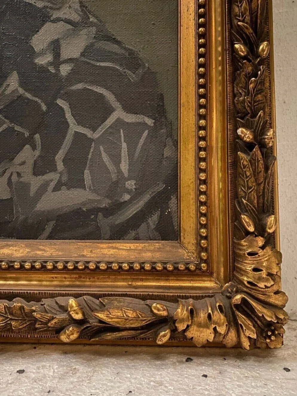 Huile sur toile "portrait de femme " par dequene albert xx siècle