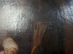 Huile sur toile – Scène de genre, XVIIIᵉ
