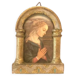 Icône florentine bois doré