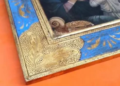 Icône religieuse polychrome