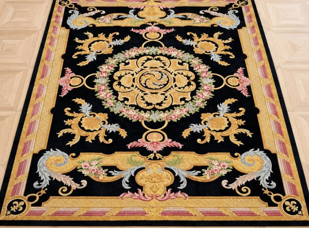 Important tapis au point de la Savonnerie – CNA – Inde – vers 1960 – 350