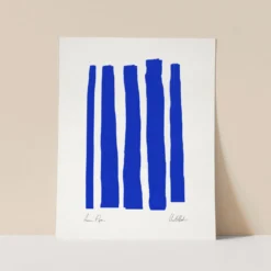 Impression d'art abstraite encadrée (giclée) 50x70cm