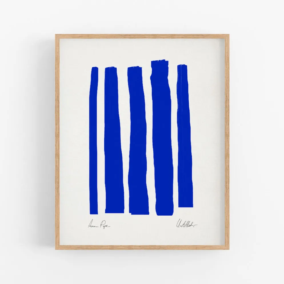 Impression d'art abstraite encadrée (giclée) 50x70cm