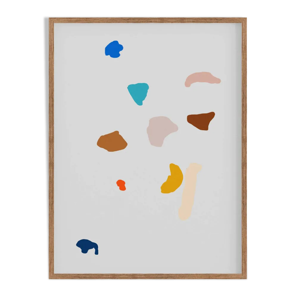 Impression giclée de galets abstraits 50x70 cm