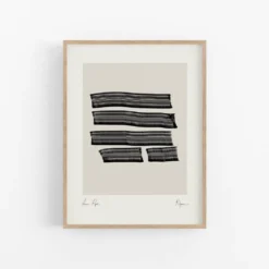 Impression giclée de lignes abstraites, 50 x 70 cm