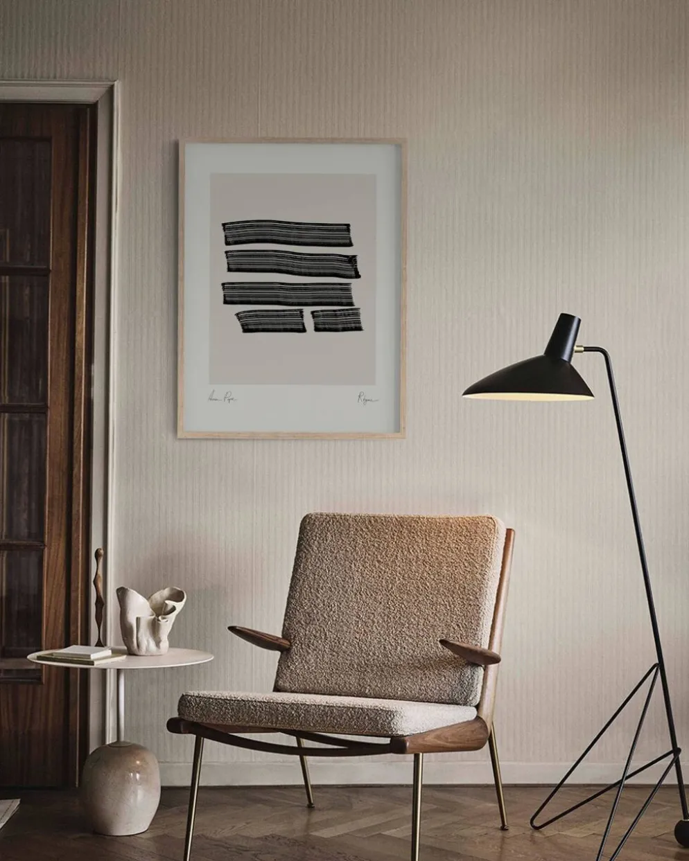 Impression giclée de lignes abstraites, 50 x 70 cm