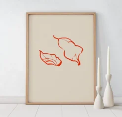 Impression giclée d'illustration botanique, 50x70