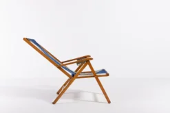 Italian foldable chaise longue by Fratelli Reguitti 1960