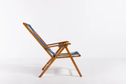 Italian foldable chaise longue by Fratelli Reguitti 1960