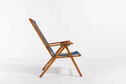 Italian foldable chaise longue by Fratelli Reguitti 1960