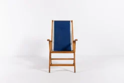 Italian foldable chaise longue by Fratelli Reguitti 1960