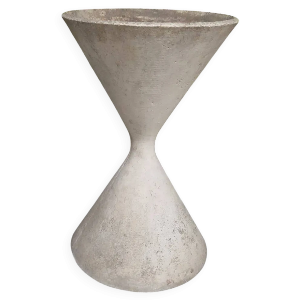 Jardinière « Diabolo » en fibrociment par Willy Guhl pour Eternit 1950