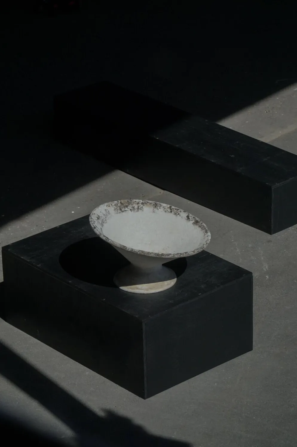Jardinière en béton moulé du milieu du siècle, Willy Guhl, années 1960
