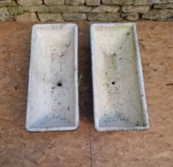 Jardinières en ciment