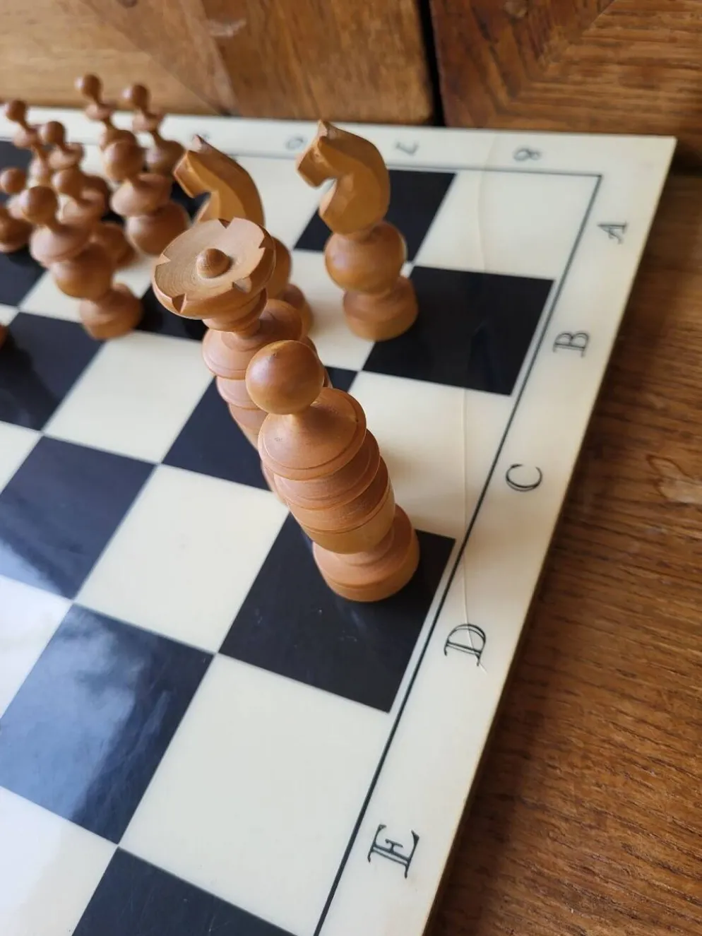 Jeu d échec en bois complet